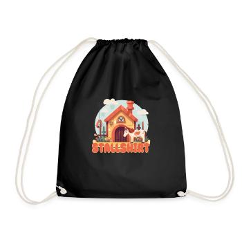 Stable Shirt - Drawstring Bag - black - Front