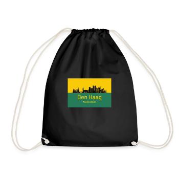 The Hague - Netherlands - Drawstring Bag - black - Front