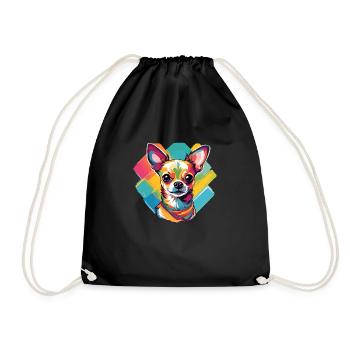 Chihuahua - Sac de sport léger - noir - Devant