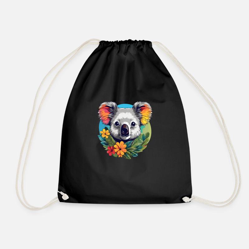 Koala - Turnbeutel - Schwarz