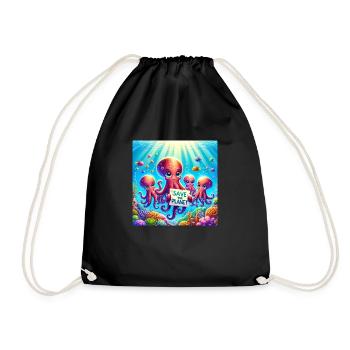 Famille Kraken - Sac de sport léger - noir - Devant