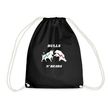 TAUREAUX OURS - Sac de sport léger - noir - Devant