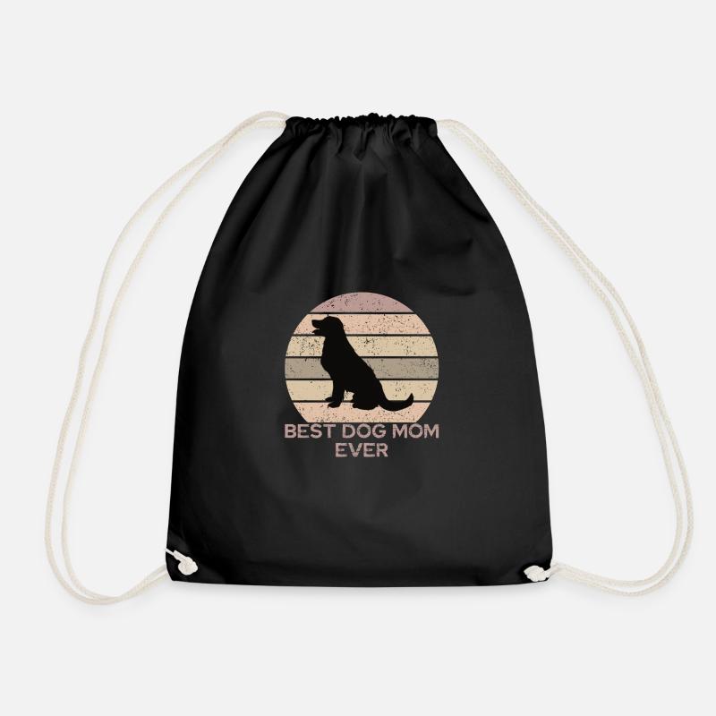 Best Dog Mom Ever - Turnbeutel - Schwarz