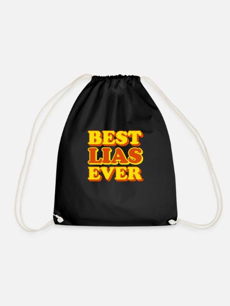 Lias Vorname Lustiges Geschenk - Turnbeutel - Schwarz