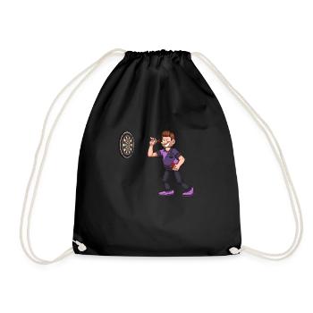 Darts Player - Drawstring Bag - black - Front