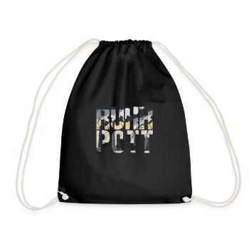 Lettrage Ruhrpott - Sac de sport léger - noir - Devant