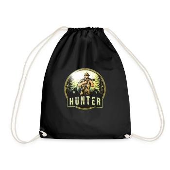 Hunter der Jäger - Turnbeutel - Schwarz - Vorne