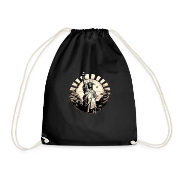 New York, États-Unis, Amérique, Voyage, Ville touristique - Sac de sport léger - noir - Devant