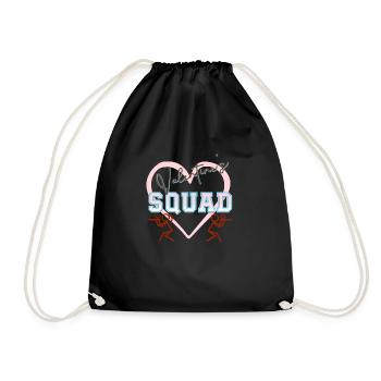 Valenrine's paintball squad - Drawstring Bag - black - Front