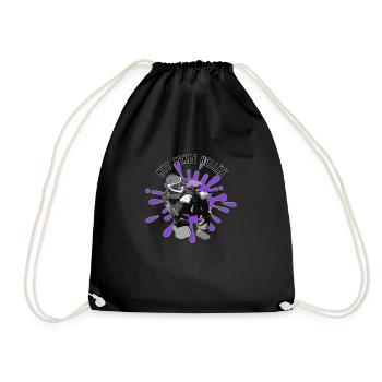 Now doing it is gentle - Drawstring Bag - black - Front