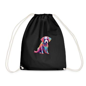 magic magic dog - Turnbeutel - Schwarz - Vorne