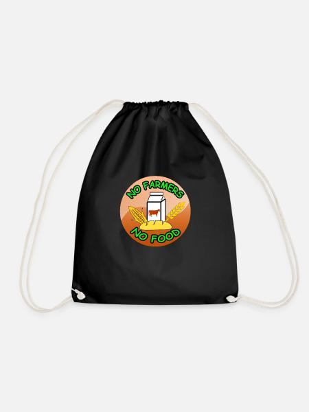 Farmer - Drawstring Bag - black