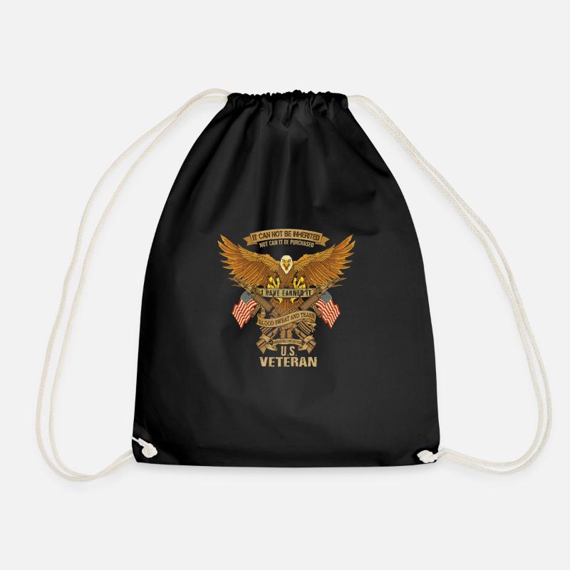 Armée, Guerre, Militaire, Uniforme, Force, Soldat, Vétéran - Sac de sport léger - noir