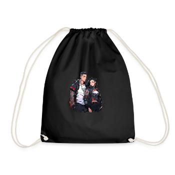 Couple Cyberpunk Urbain - Sac de sport léger - noir - Devant