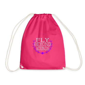 Citations de liberté Vivre librement Citation drôle - Sac de sport léger - fuchsia - Devant