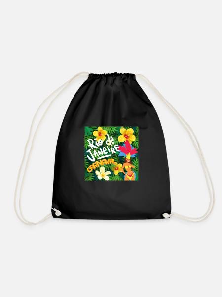 Samba do Brasil T-shirt - Turnbeutel - Schwarz