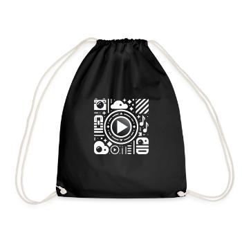 Symphonie numérique - Sac de sport léger - noir - Devant