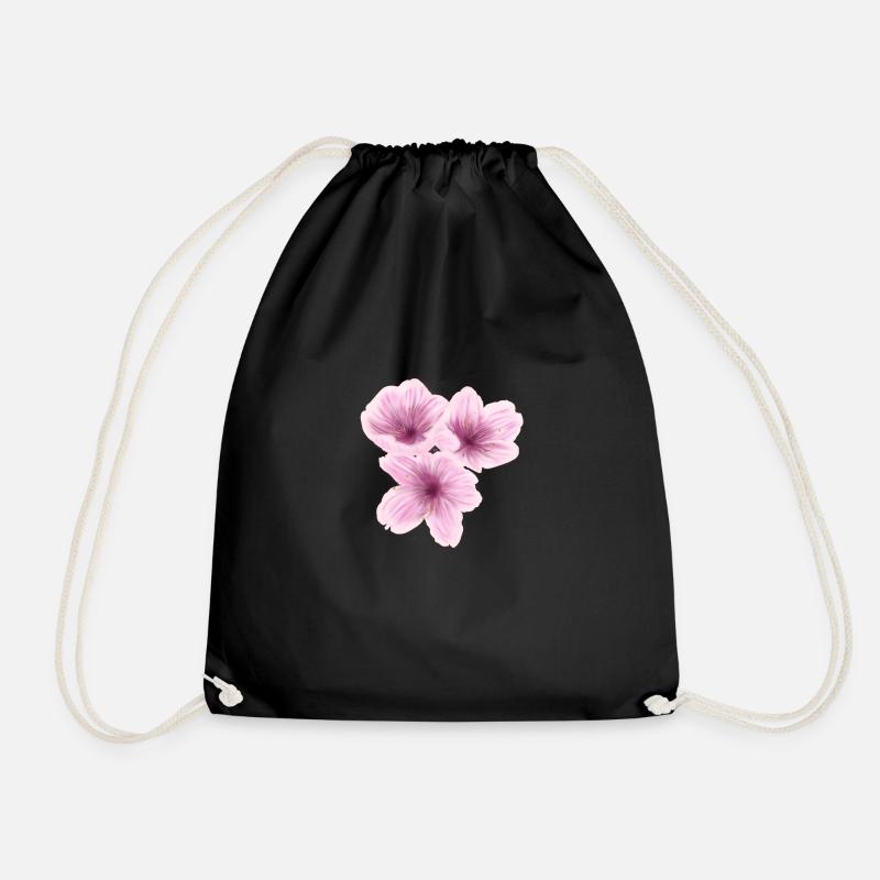 floppchu sakura flowers - Turnbeutel - Schwarz