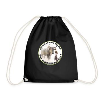Pour vous, ce n’est qu’une vache - Sac de sport léger - noir - Devant