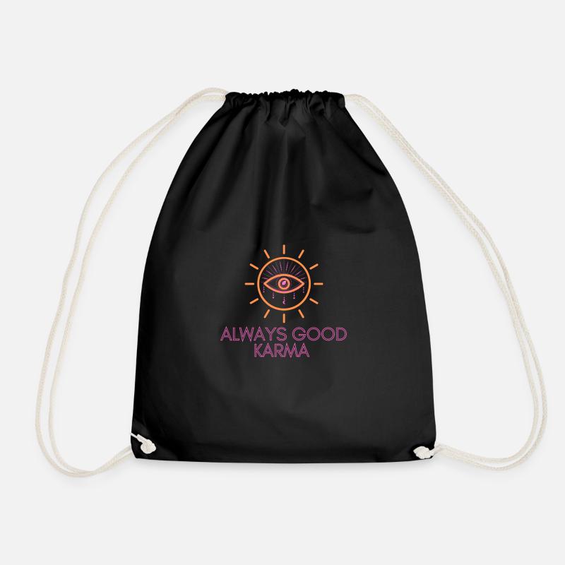 always good karma - Turnbeutel - Schwarz