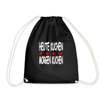 Cake - Drawstring Bag - black - Front