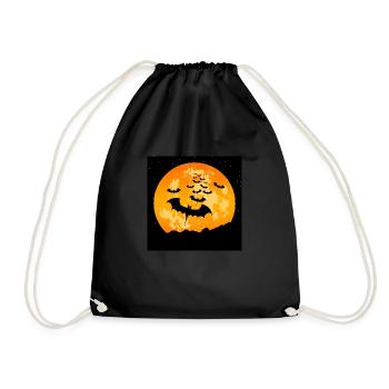 Chauves-souris d’Halloween - Sac de sport léger - noir - Devant