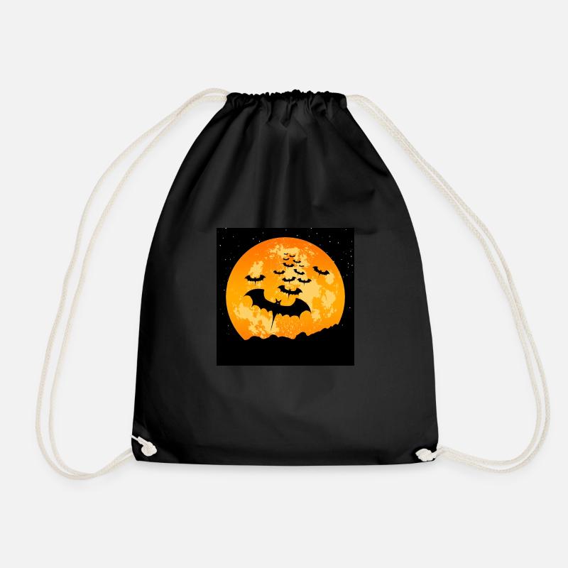 Halloween-Fledermäuse - Turnbeutel - Schwarz