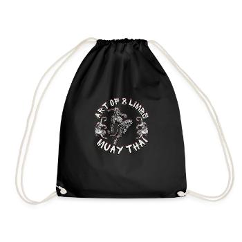 Muay Thai Thai Boxe - Sac de sport léger - noir - Devant