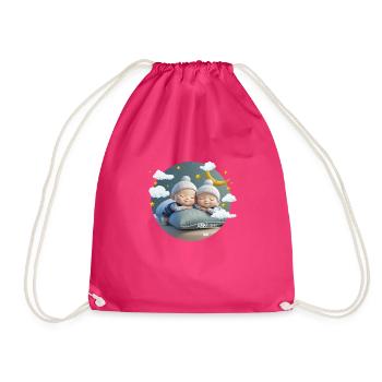 Signe du zodiaque Buffalo - Sac de sport léger - fuchsia - Devant