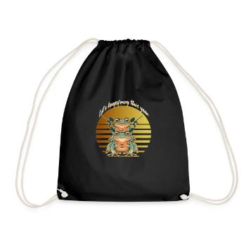 Sautons cette année, Paintball Tecnique - Sac de sport léger - noir - Devant