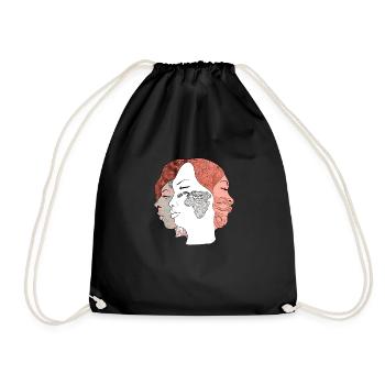 Les trois femmes n°2 - Sac de sport léger - noir - Devant