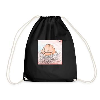 Confusion 23 - Drawstring Bag - black - Front