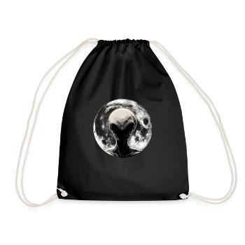 Alien Moonlight - Turnbeutel - Schwarz - Vorne