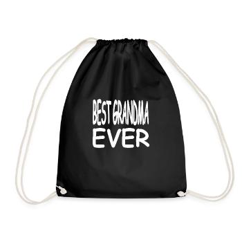 Granny - Drawstring Bag - black - Front