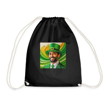 St. Patrick - Turnbeutel - Schwarz - Vorne
