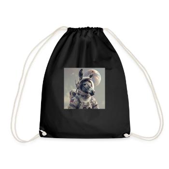 Donkey - Drawstring Bag - black - Front