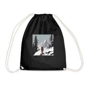 Alpinisme - Sac de sport léger - noir - Devant