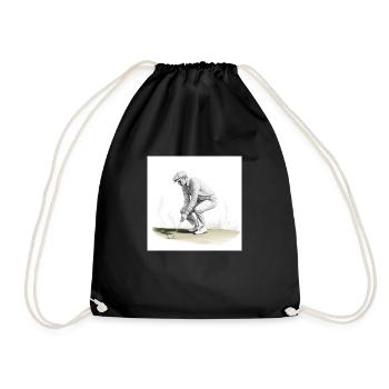 Golfeur avec -club - Sac de sport léger - noir - Devant