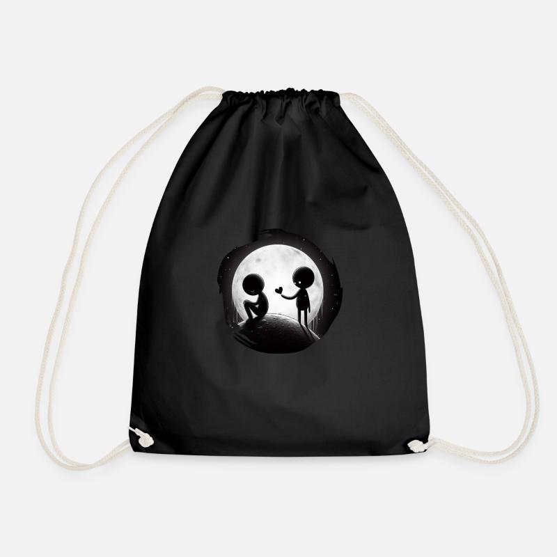Ensemble au lieu de se sentir seul - Sac de sport léger - noir