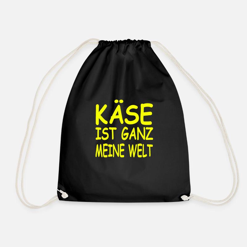 Käse - Turnbeutel - Schwarz