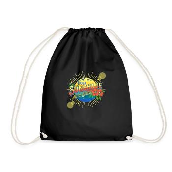 Latin Tropical Beach Summer Waves Sunny Vacation - Turnbeutel - Schwarz - Vorne