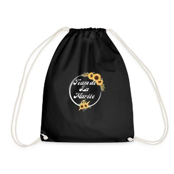 Team de La mariée tournesol-idée cadeau Evjf - Sac de sport léger - noir - Devant