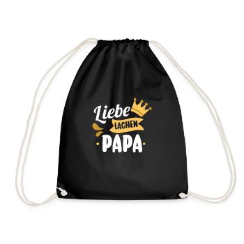 Dad Father's Day Dad - Drawstring Bag - black - Front