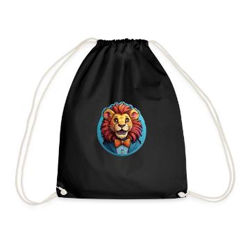 Bande dessinée Leo - Sac de sport léger - noir - Devant