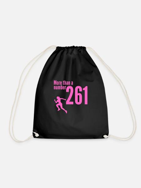 261 marathon more thna a number - Sac de sport léger - noir