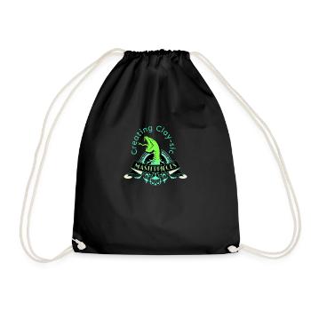 Clay Artist Ceramic Art Kneading Pottery Artistic - Drawstring Bag - black - Front