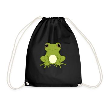 Grenouille - Sac de sport léger - noir - Devant