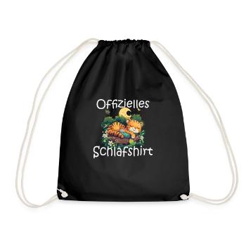 Offizielles Schlafshirt Wildcatbaby - Turnbeutel - Schwarz - Vorne