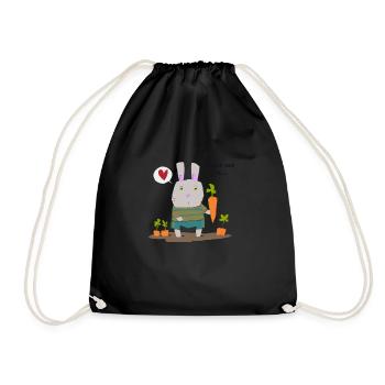 J´peux pas j’ai jardin - Sac de sport léger - noir - Devant