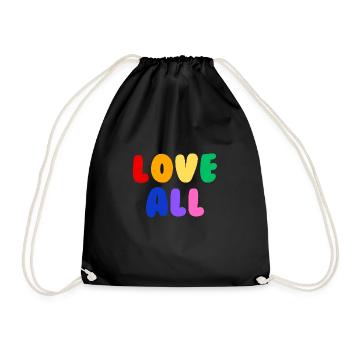 Amour à tous Pride - Sac de sport léger - noir - Devant
